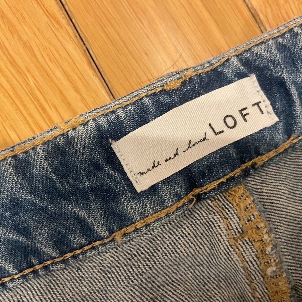 The loft crop jeans size 14